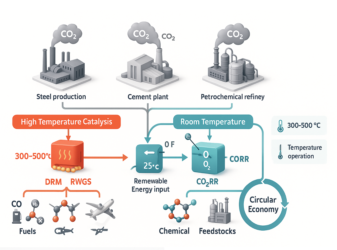 CO2 전환 다이어그램